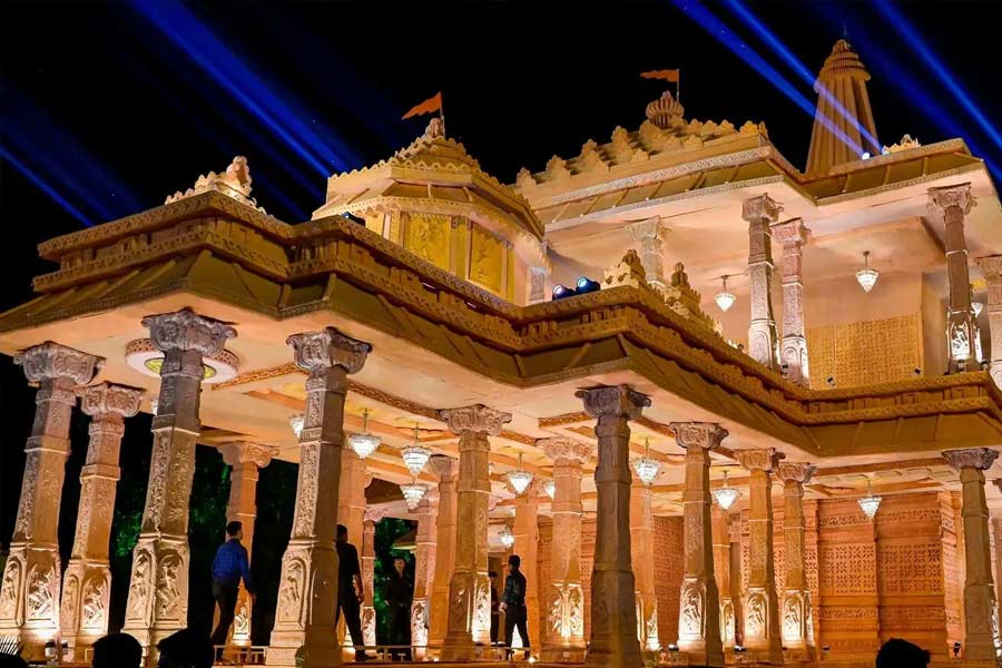 Sri Ram Janmabhoomi Tirath Kshetra Trust releases latest pictures of Ram Mandir