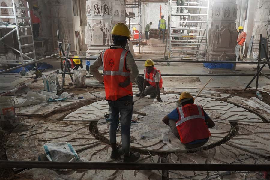 Sri Ram Janmabhoomi Tirath Kshetra Trust releases latest pictures of Ram Mandir