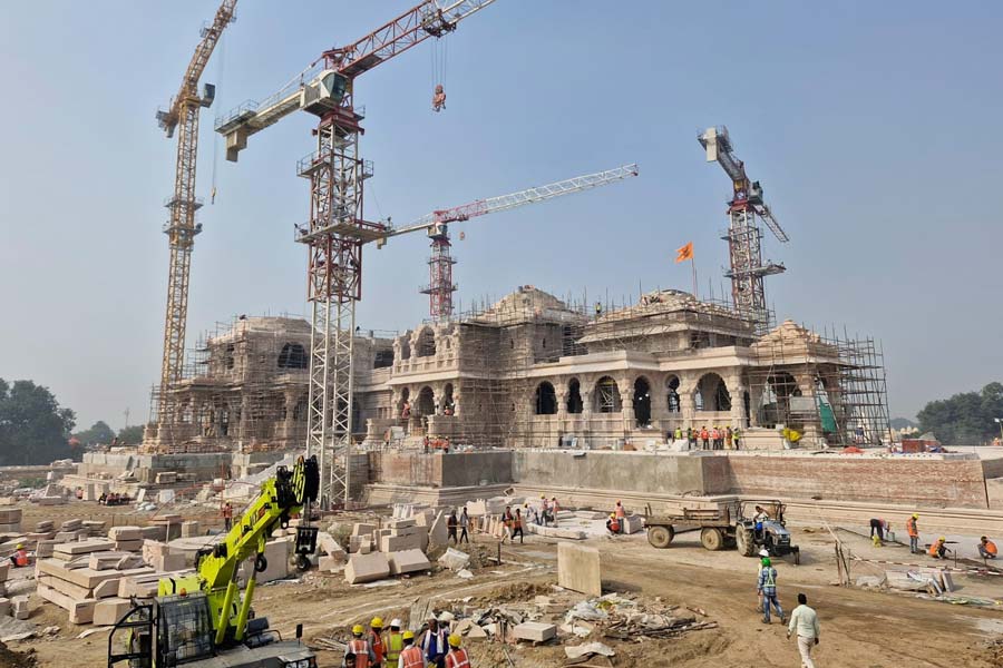 Sri Ram Janmabhoomi Tirath Kshetra Trust releases latest pictures of Ram Mandir