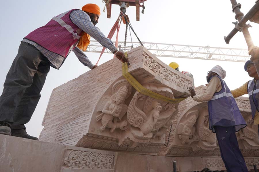 Sri Ram Janmabhoomi Tirath Kshetra Trust releases latest pictures of Ram Mandir