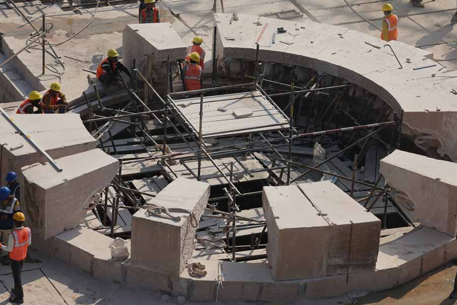 Sri Ram Janmabhoomi Tirath Kshetra Trust releases latest pictures of Ram Mandir