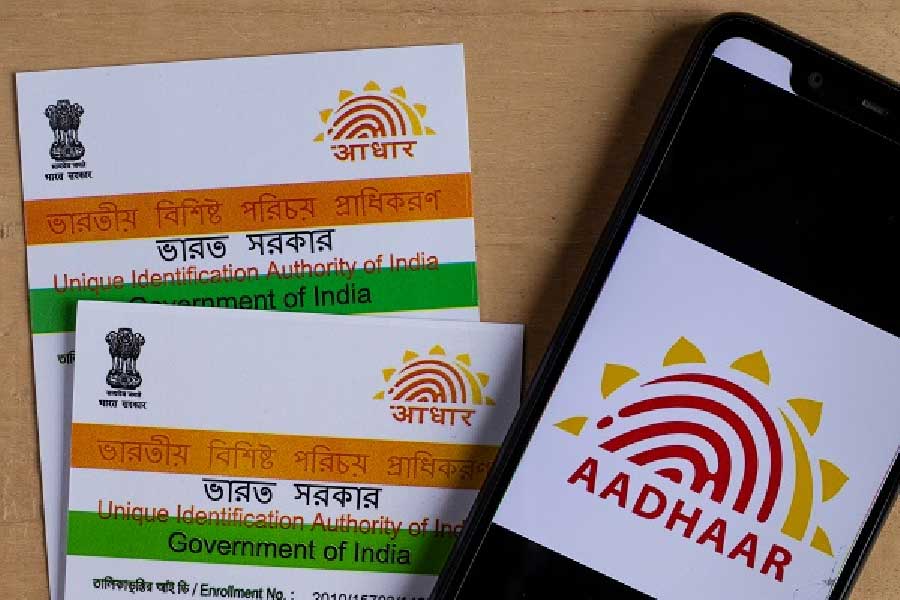 An image of Aadhaar Card