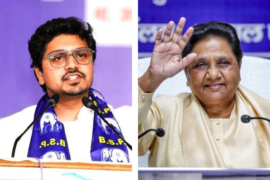 আকাশের রাজনৈতিক অভিষেক হয়েছিল পিসি মায়াবতীর হাত ধরেই। বিএসপি নেতাদের কথায়, ছ’ বছর আগে হঠাৎই একদিন আকাশকে নিয়ে দলের এক কর্মসূচিতে এসে হাজির হয়েছিলেন মায়াবতী।