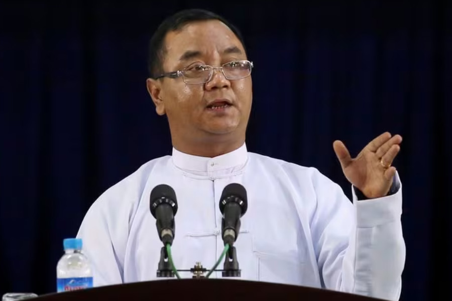 Myanmar\'s military junta spokesman Zaw Min Tun