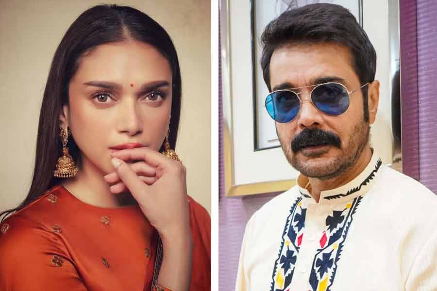 Bollywood actress Aditi Rao Hydari shares her work experience with Prosenjit Chatterjee in the web series Jubilee