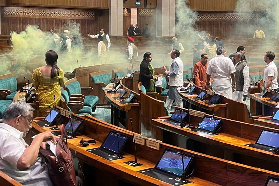 Image of Parliament breach