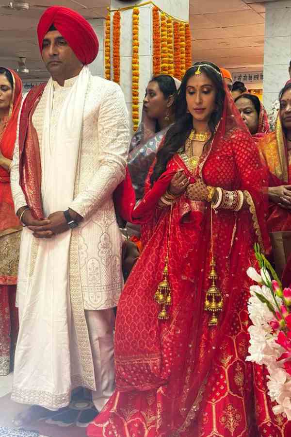 Wait is over, actress Sayani Datta got married to her long-time boyfriend Gurvinderjit Samra