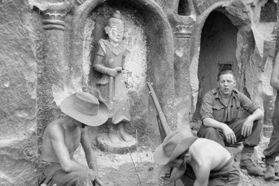 Thousands of Japanese soldiers died in Myanmar Ramree Island during World War II