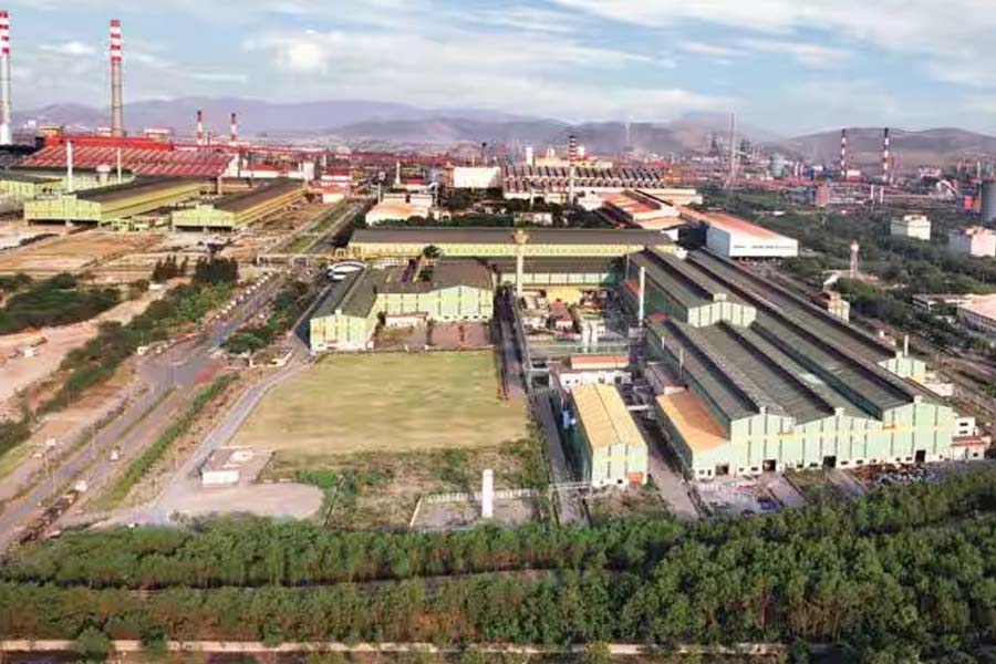 image of steel plant