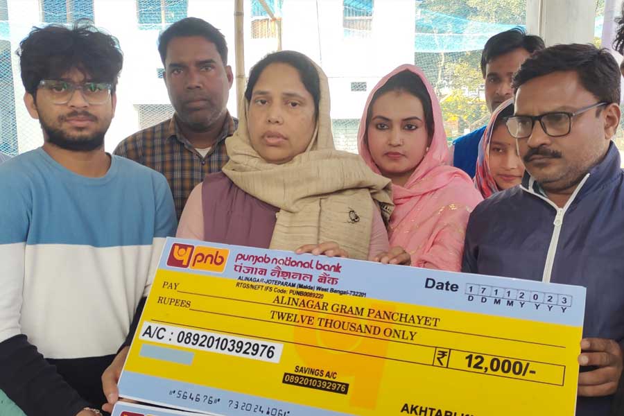 TMC Gram Panchayat Pradhan donated her Lakshmir Bhandar’s money for panchayat work