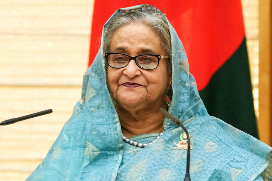 An Image Of Bangladesh PM Sheikh Hasina