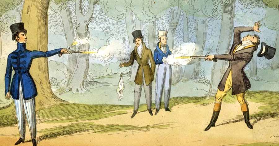 দুই রাজ্যে বেআইনি ঘোষণা হলেও ডুয়েলের জন্য মিসৌরি এবং ইলিনয় রাজ্যের মধ্যবর্তী আইন-শাসনবর্জিত দ্বীপকেই বেছে নিয়েছিলেন দুই রাজ্যের বাসিন্দারা।