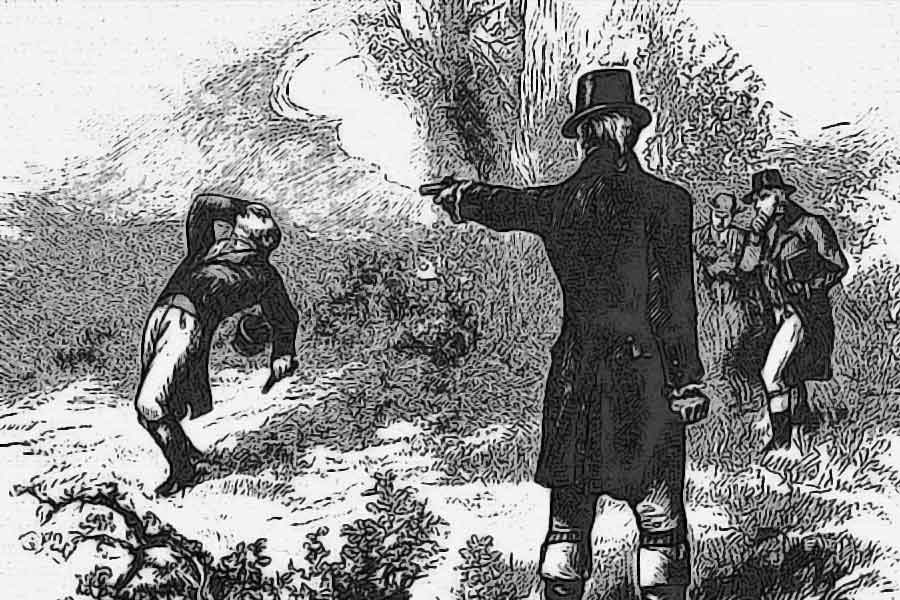 মিসৌরির গভর্নর বেঞ্জামিন গ্রাটজ় ব্রাউনের পায়ে গুলি লাগার কারণে তিনি সারা জীবনের জন্য পঙ্গু হয়ে যান। বেঞ্জামিনের বিপক্ষে ছিলেন টমাস কাউট রেনল্ডস। ডুয়েলে সম্পূর্ণ অক্ষত ছিলেন টমাস। ১৮৬২ সালে মিসৌরির কনফেডারেট গভর্নর হিসাবে নিযুক্ত হন টমাস। তার পর ব্লাডি আইল্যান্ডে আর কোনও ডুয়েল হয়নি।