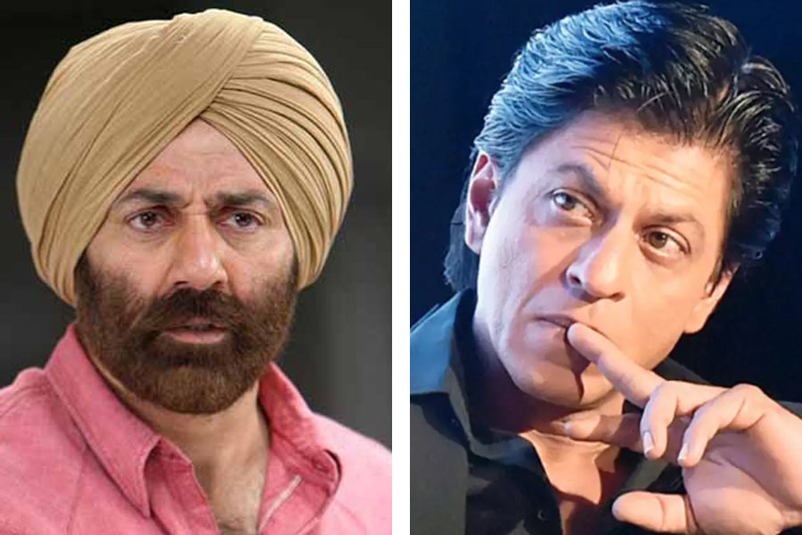 Image of Sunny Deol and Shahrukh Khan