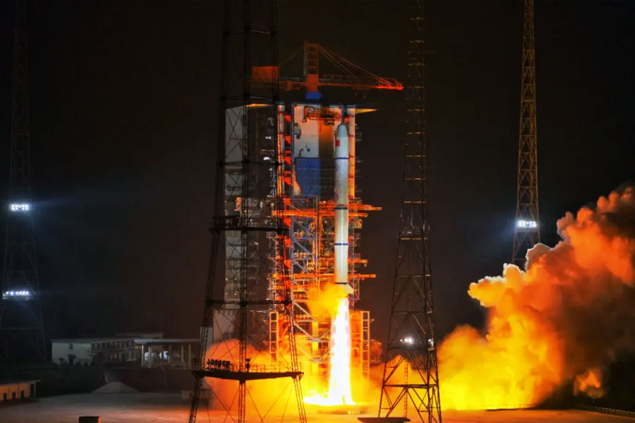 China has launched a secret military spy satellite to watch over indo-pacific region 