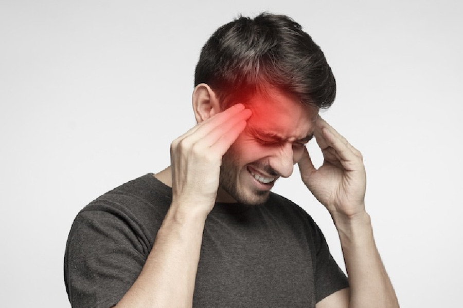 A representative image of headache  