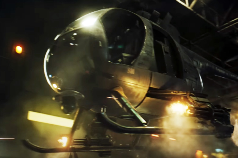 A scence from Pathaan movie directed by Siddharth Anand.