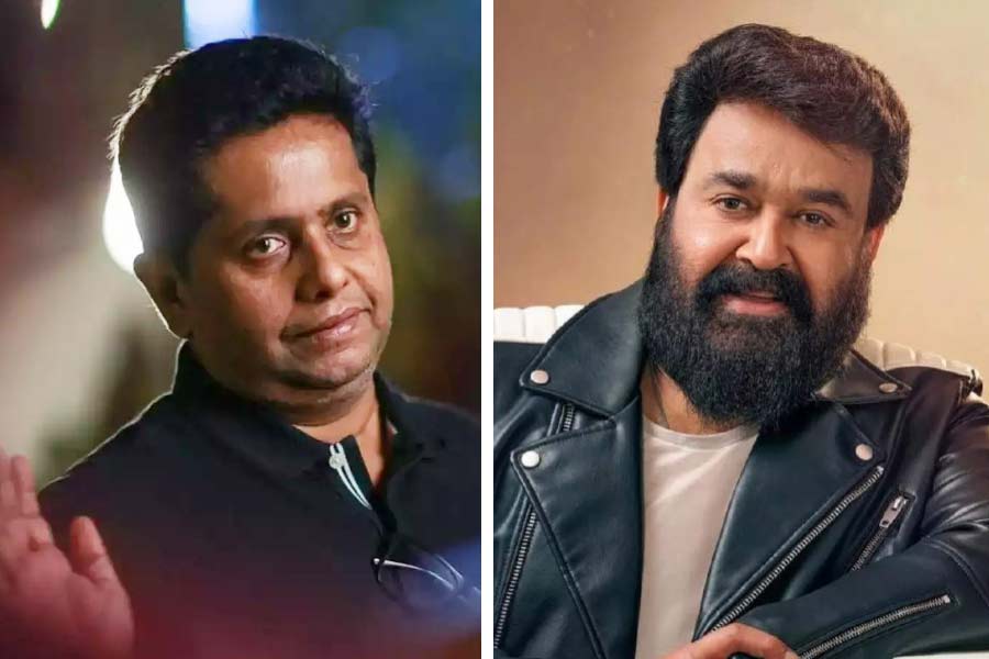 Photo of South Indian director Jeethu Joseph and actor Mohanlal
