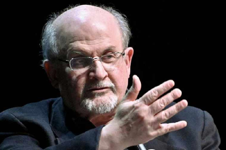 A Photograph of Salman Rushdie