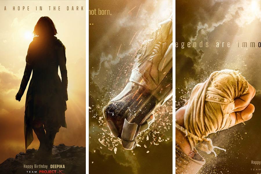 Character posters of 'Project K'.