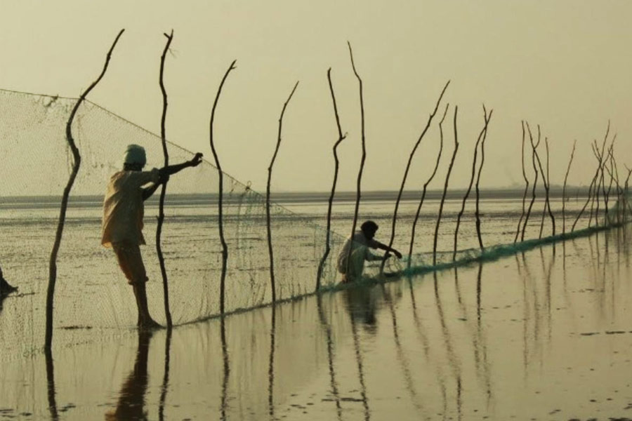 ‘ক্রিক’ হল এক রকমের কম গভীরতাযুক্ত জলের প্রবাহ। নদীর মতো মনে হলেও এগুলি আসলে নদী নয়। ভারত পাকিস্তান-সহ বহু দেশে এ রকম জলের প্রবাহ দেখতে পাওয়া যায়। স্যর ক্রিকের দৈর্ঘ্য প্রায় ৯৬ কিলোমিটার। যাত্রাপথের শেষে আরব সাগরে মিশেছে এটি।