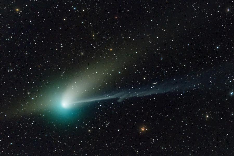 Representational picture of comet