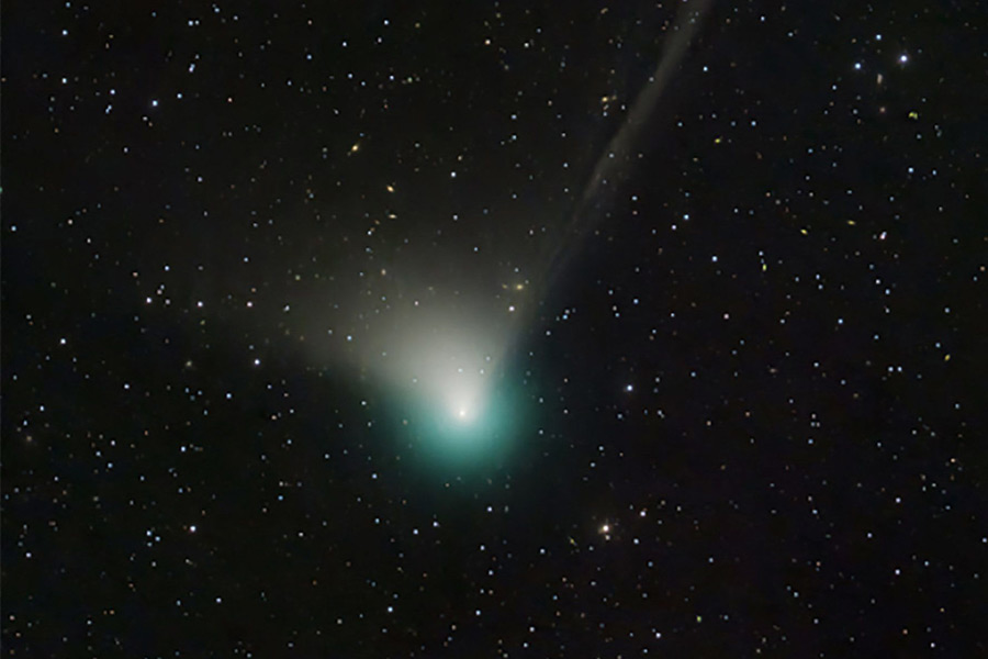 Representational picture of comet
