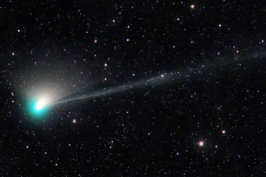 Representational picture of comet