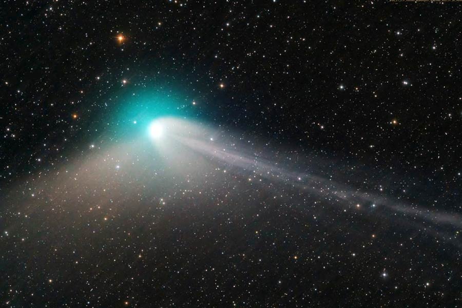 Representational picture of comet