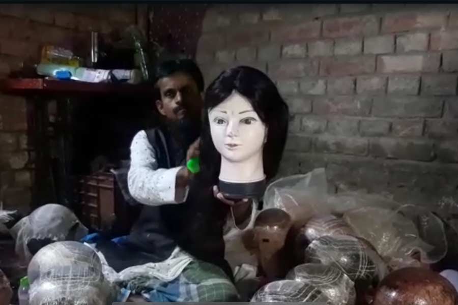 image of making wig.