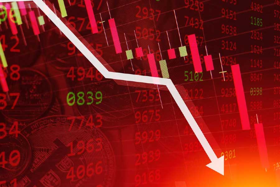 Representational picture of share market