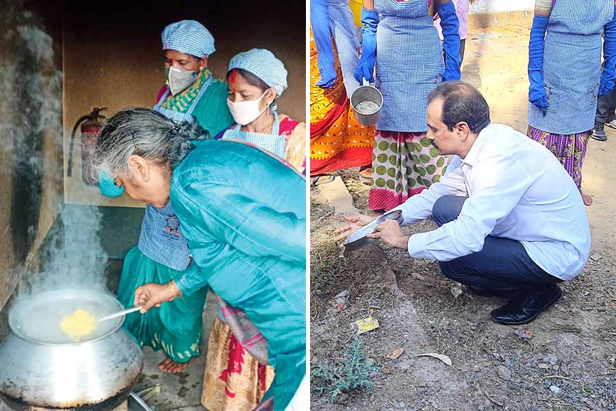Central team\'s inspection on mid day meal