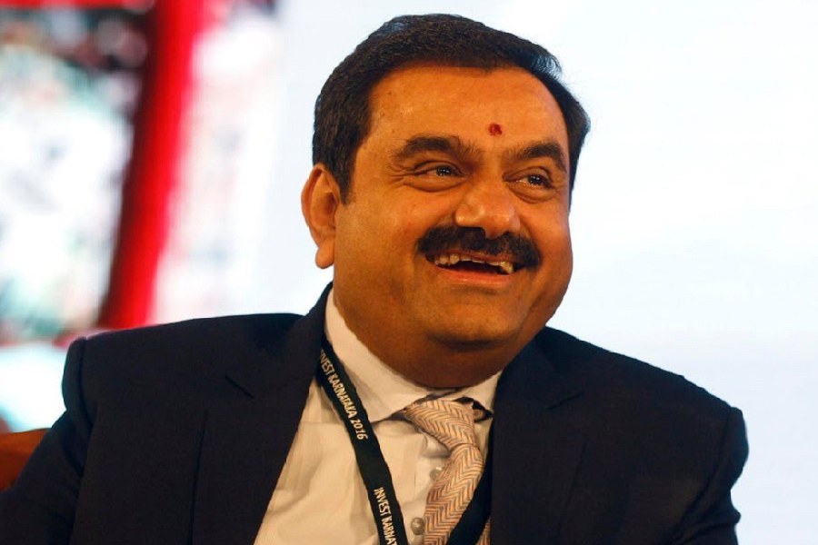 A photograph of Indian businessman Gautam Adani.