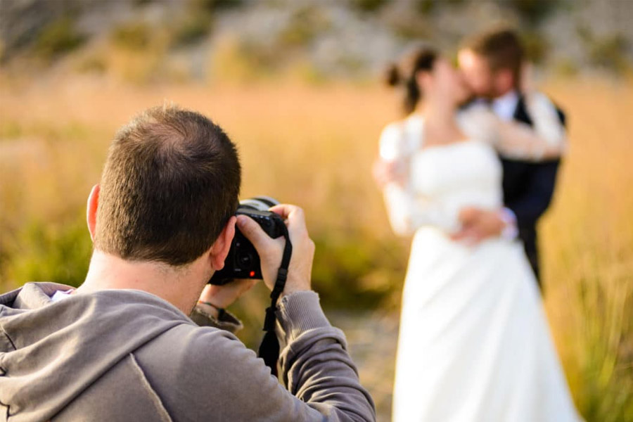 Image of wedding shoot