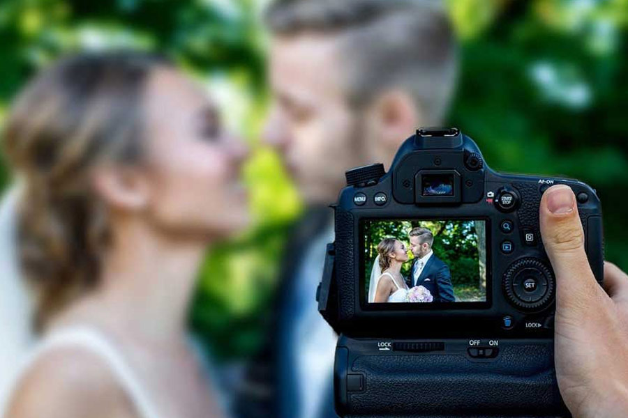 Image of wedding shoot