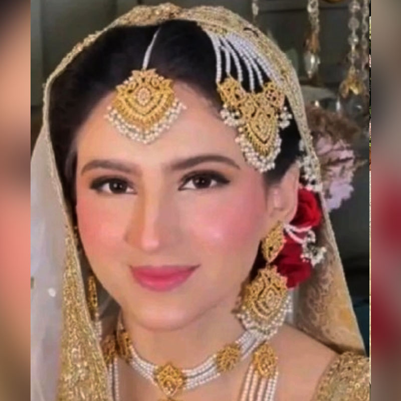 Picture of Shaheen Shah Afridi's wife and Shahid Afridi's daughter Ansha