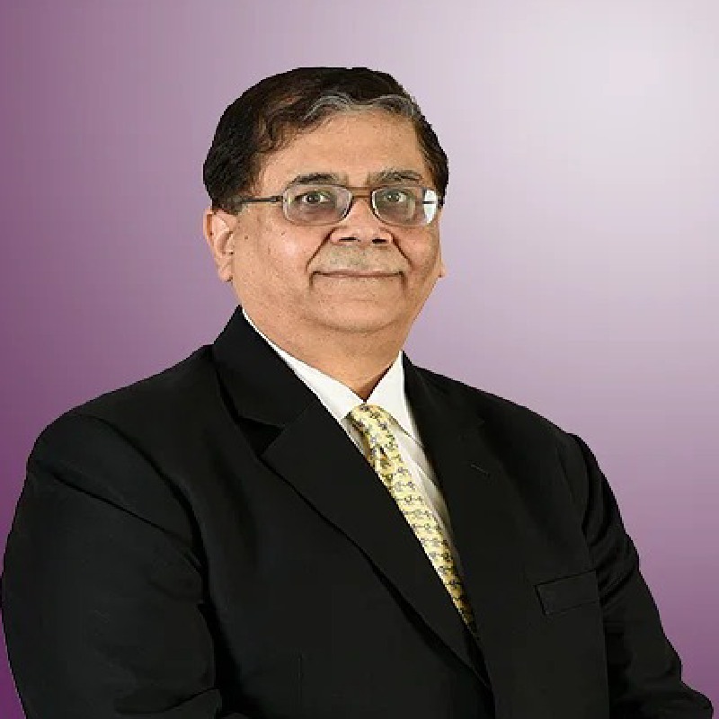 A photograph Gautam Adani's relative Cyril Shroff.