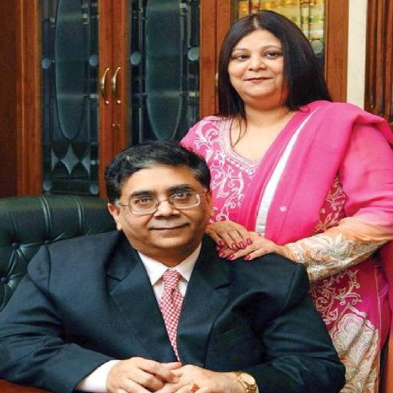 A photograph Gautam Adani's relative Cyril Shroff.