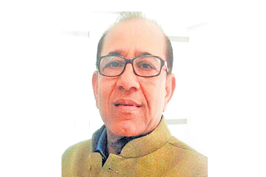 A photograph of Indian Businessman Gautam Adani's brother Vinod Adani.