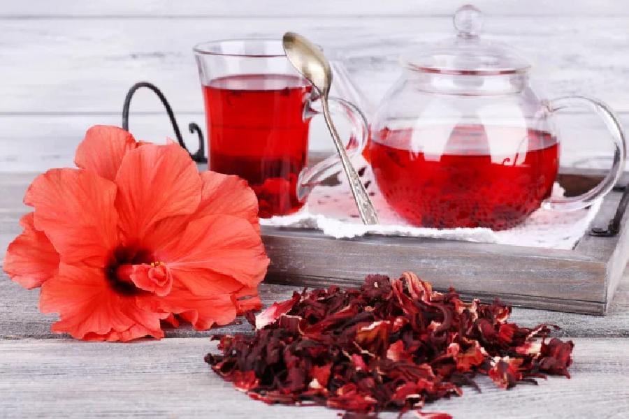 Symbolic image of hibiscus tea