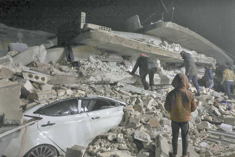 Image of earthquake in Southern Turkey