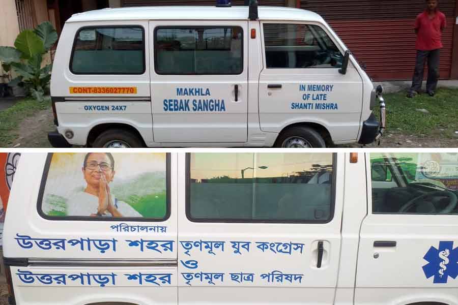 Row over an Ambulance which donated by an IPS officer in now possessed by TMC