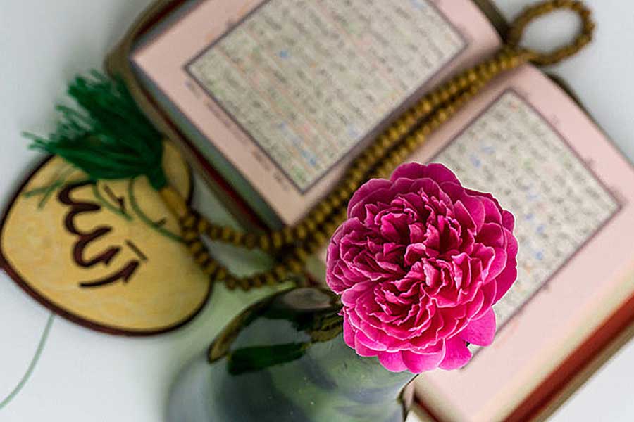 ইসলামেও গোলাপ সৌন্দর্যের প্রতীক হিসেবে বার বার উপস্থাপিত। বসরাই গোলাপের কথা ‘আরব্য রজনী’-র গল্পে অসংখ্য বার এসেছে। গজলের বাণীতে গোলাপের উপস্থিতি অনিবার্য। আর গোলাপজল বা গোলাপ থেকে তৈরি আতরের বিষয়টি তো অনিবার্য ভাবে ইসলামি সংস্কৃতির অবদান।