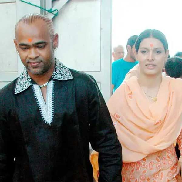 Vinod Kambli and Andrea Hewitt