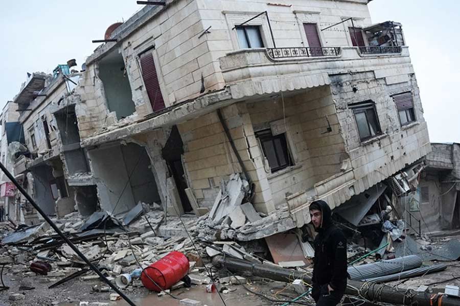 Image of earthquake in Turkey