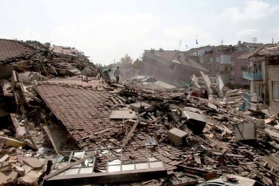 Image of earthquake in Turkey