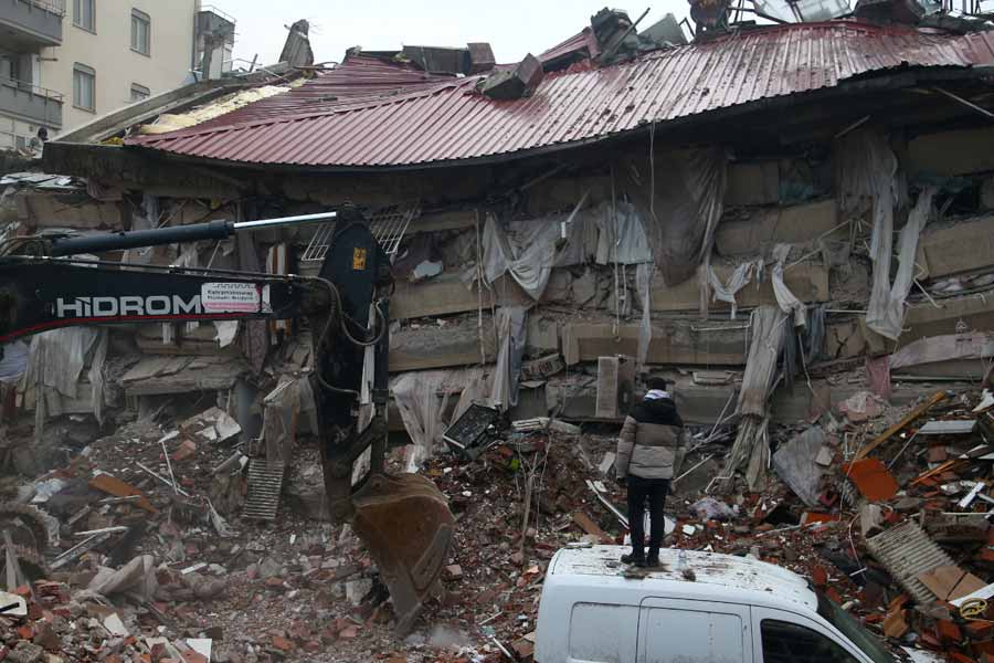 Image of earthquake in Turkey