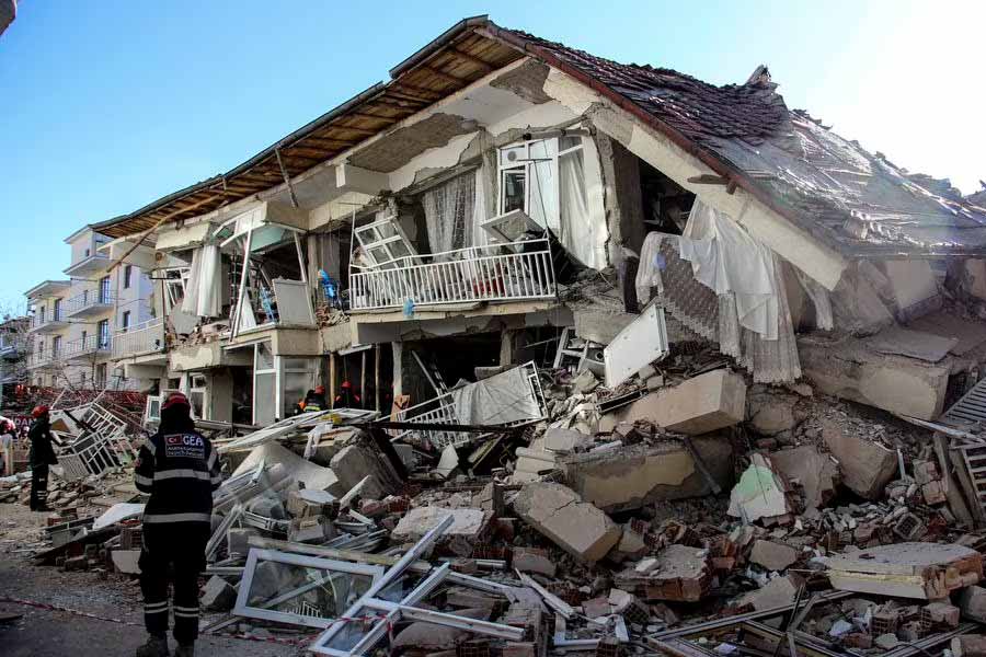 Image of earthquake in Turkey