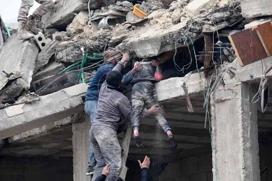 Image of earthquake in Turkey