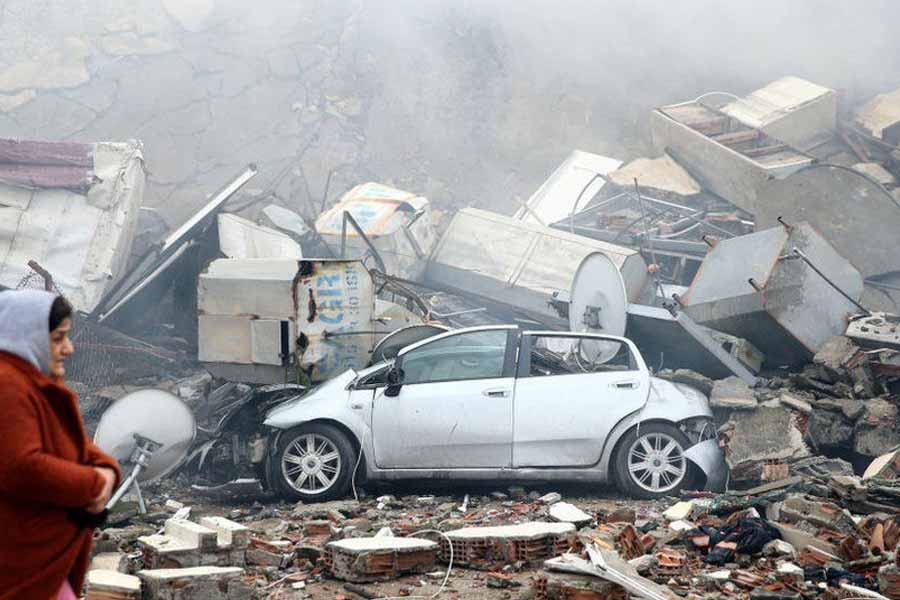 Image of earthquake in Turkey